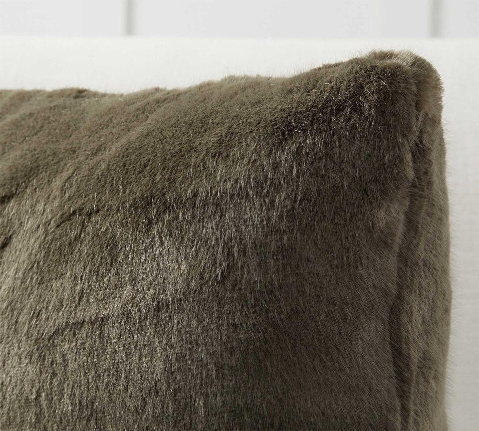 Faux Fur Alpaca Cushion Covers Pottery Barn Australia